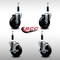 Service Caster 4'' SS Hard Rubber Wheel Swivel 7/8'' Expand Stem Caster Set 2 Brakes, 4PK SCC-SSEX20S414-HRS-2-TLB-2-78 - alternate 5